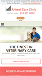 Mobile Screenshot of animalcareclinichhi.com
